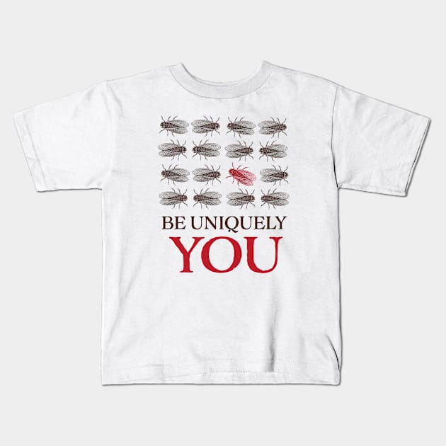 Individualist Fly Kids T-Shirt by AntiqueImages